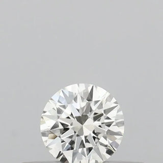0.18ct Round Natural Diamond (Colour J, Clarity IF, Cut EX, IGI Certified)