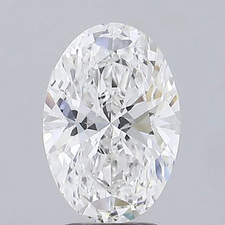 3.00ct Oval Lab Grown Diamond (Colour E, Clarity VS2, IGI Certified)