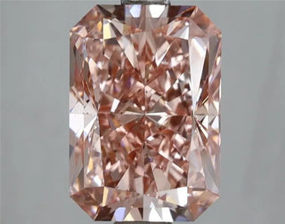 3.05ct Radiant Lab Grown Diamond (Colour Fancy Vivid Pink, Clarity VS2, IGI Certified)