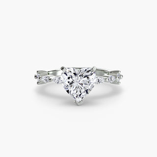 Solitaire with Eternity Pavé