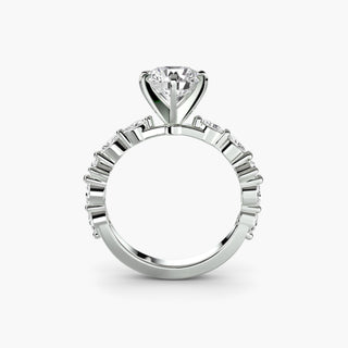 Solitaire with Eternity Pavé