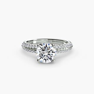 Solitaire with Pavé