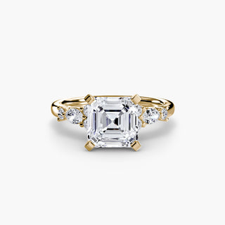 The Floral Accent Solitaire
