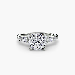 The Floral Accent Solitaire