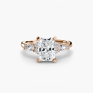 The Floral Accent Solitaire