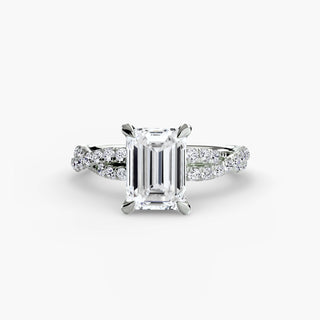The Twisted Pavé Solitaire