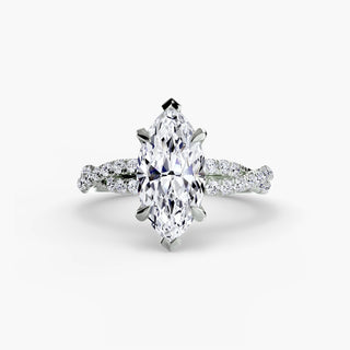 The Twisted Pavé Solitaire