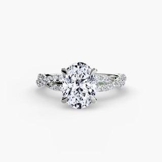 The Twisted Pavé Solitaire