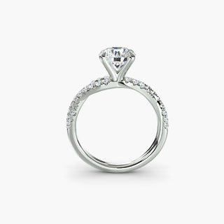 The Twisted Pavé Solitaire